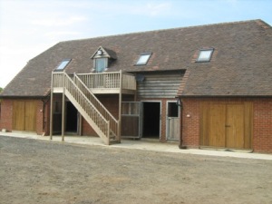 Foaling stable Block with accomodation over 